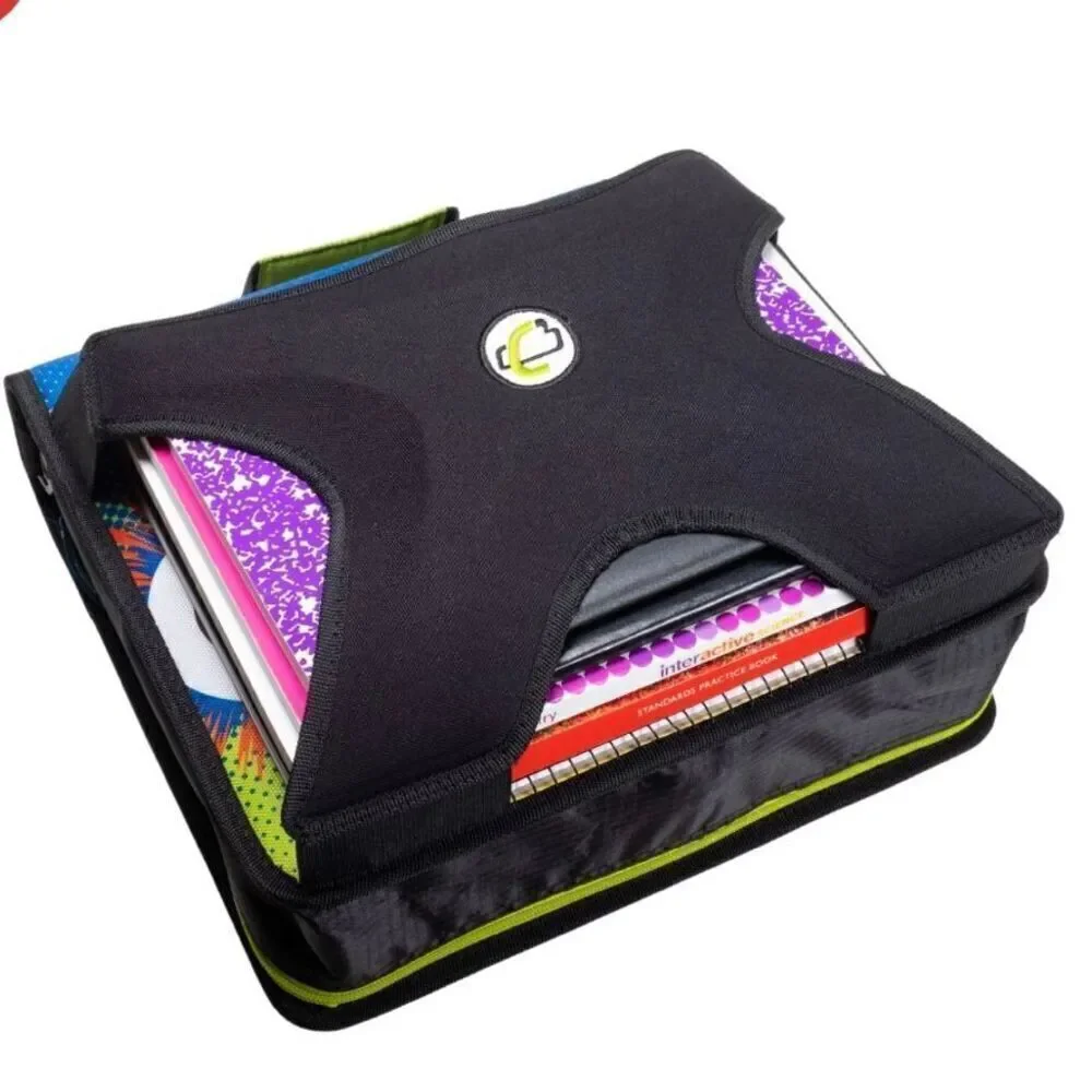 NWT Case-it Monsters Binder THE X-HUGGER 3 Ring Binder 2” Capacity laptop holder